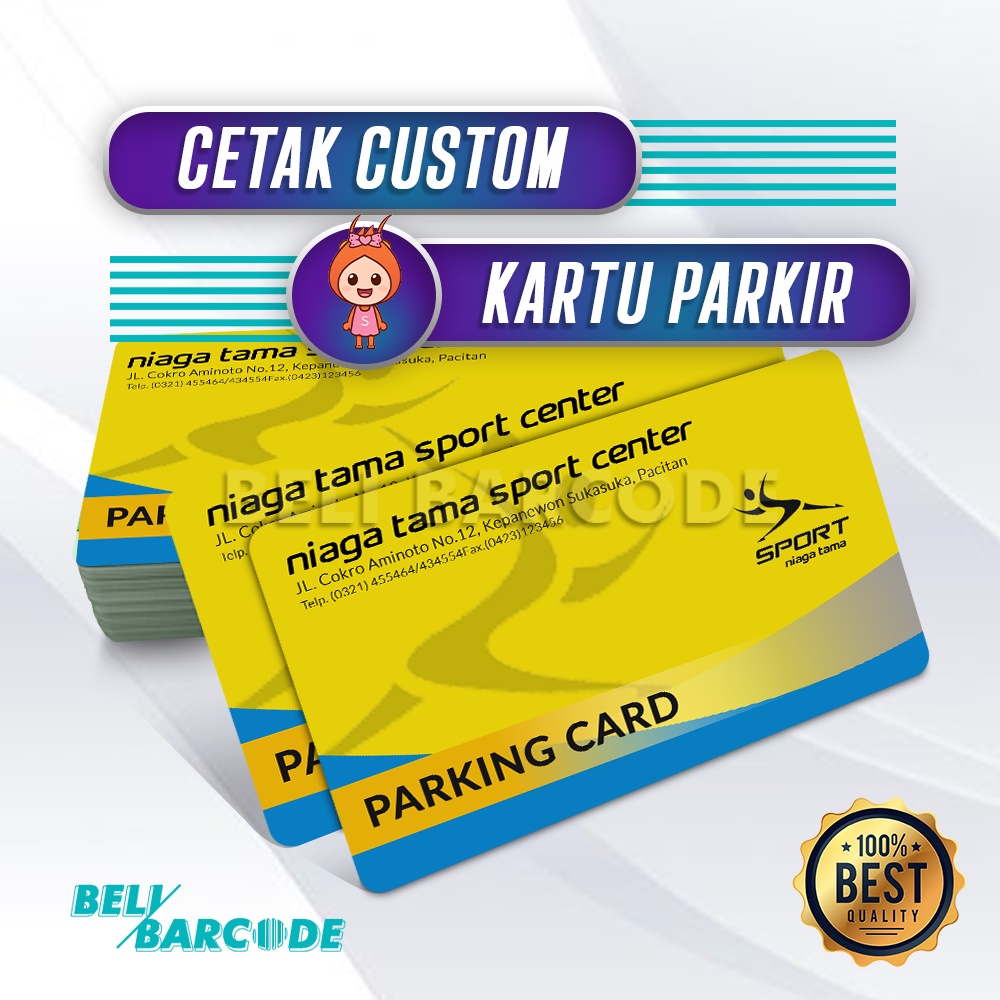 Custom Cetak Kartu RFID Member Khusus Kartu Parkir Kantor Mall Bandara Hotel