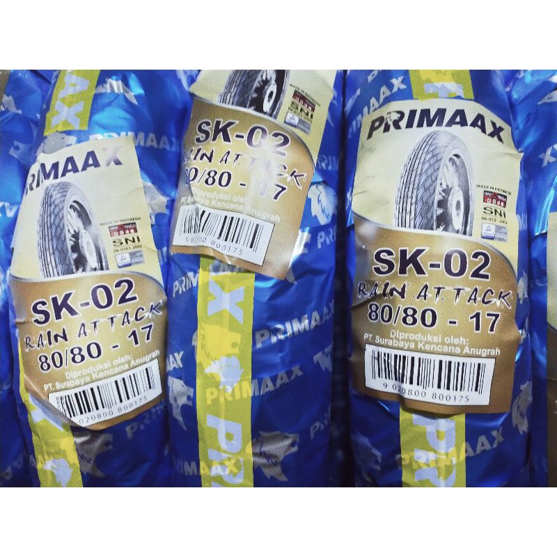 PRIMAAX BAN LUAR SK01 02 80/80-17 TUBETYPE