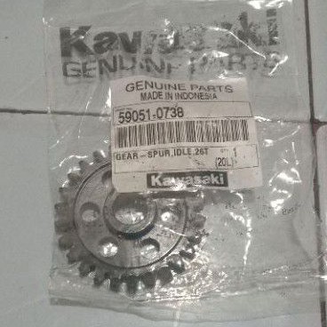 gear gir gigi selah engkol spur KLX 150 original Kawasaki 59051-0738