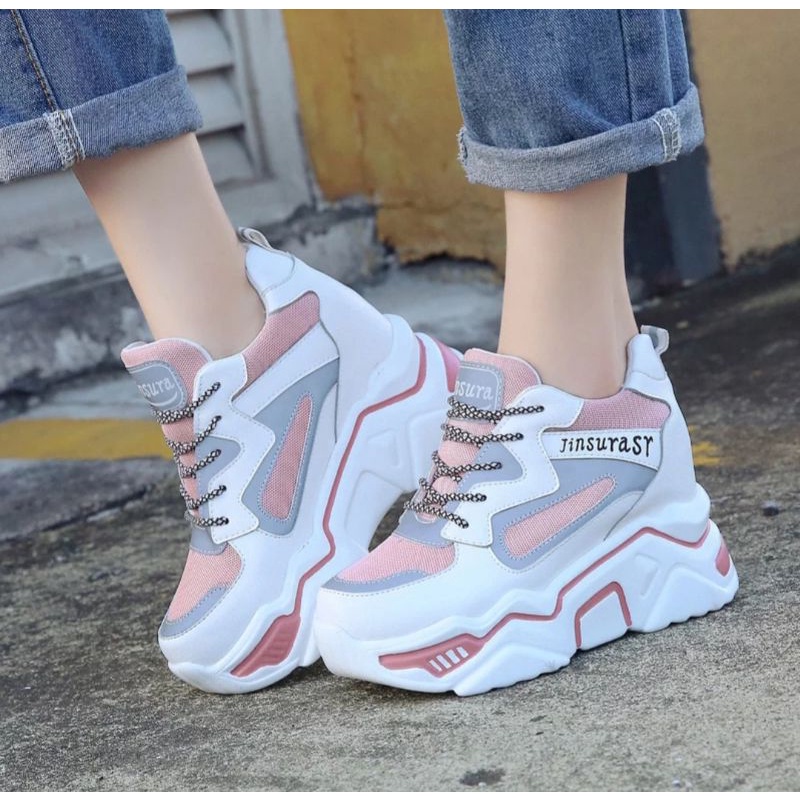 TmO - 8.8 Sale Sepatu wanita sneakers fashion Jinsurasy sporty dan trendy bisa Cod