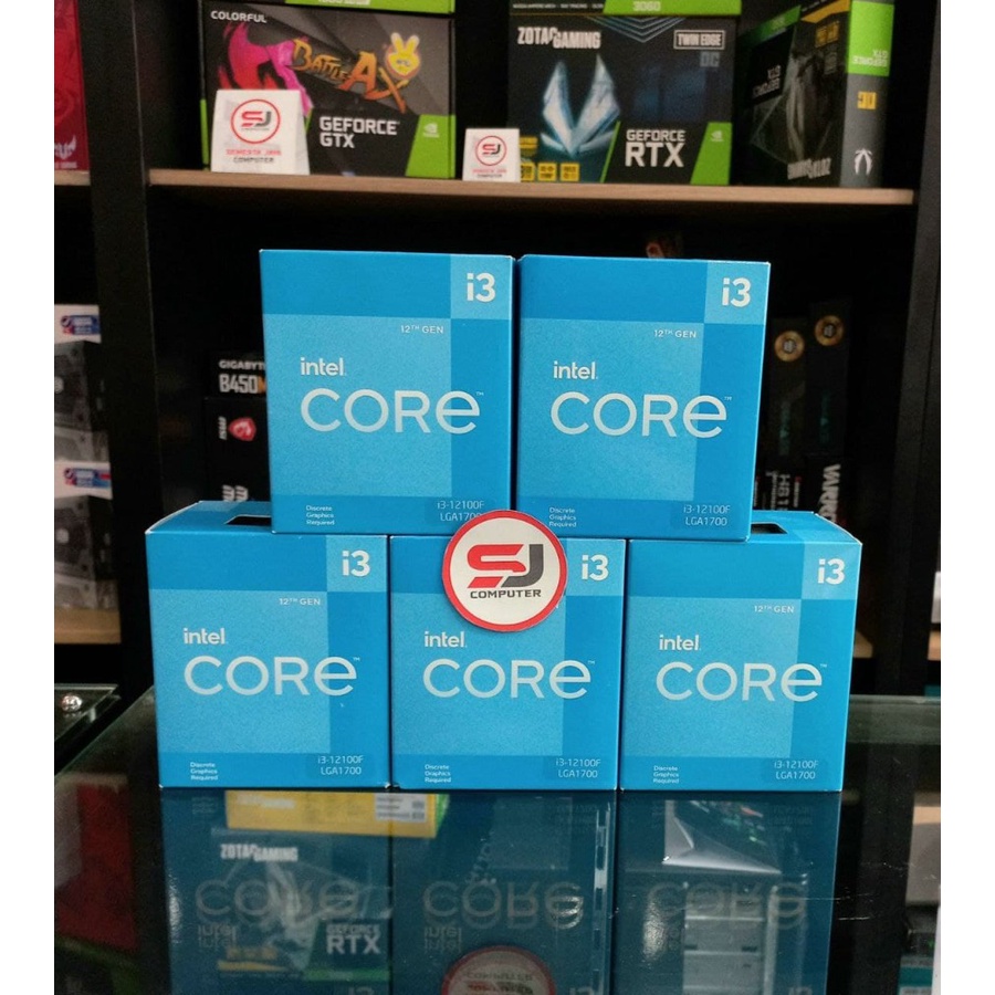 PROCESSOR iNTEL CORE I3 12100F ALDER LAKE LGA1700 4 CORES 8 THREAD