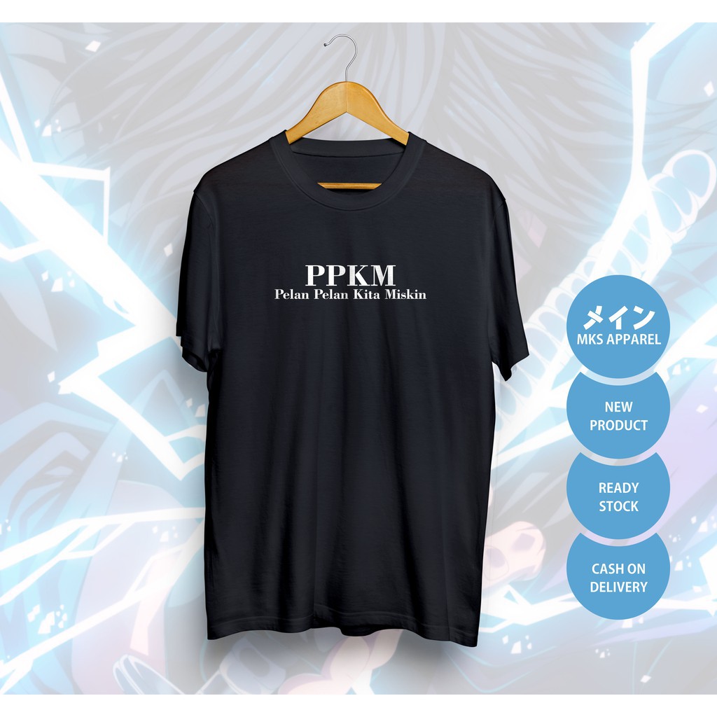 Kaos PPKM/Kaos Plesetan/Kaos Lucu/Kaos meme/kaos Distro Murah/Kaos Distro Terbaru