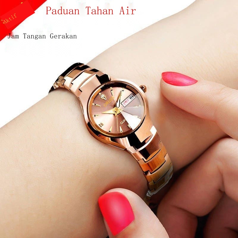 Jam Tangan Shopie Martin Wanita♚Swiss Automatic Movement Watch Wanita Tren Fashion Tahan Air Bercaha