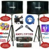 Paket karaoke sound system link master 10 inch upgrade ampli Mixer pow