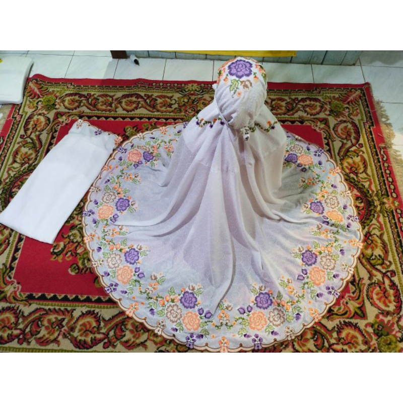 mukena bahan Rubiah jahit stermin