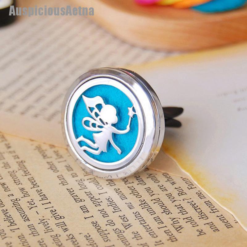 Diffuser Aromaterapi Essential Oil Bahan Stainless Steel Untuk Ventilasi Ac Mobil-Angel