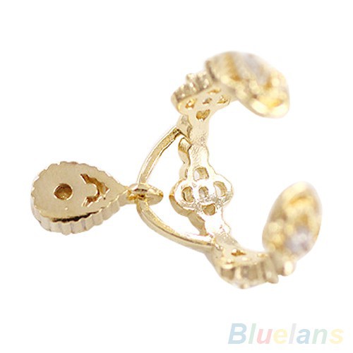 Anting Jepit Tulang Rawan Model Cuff Bungkus