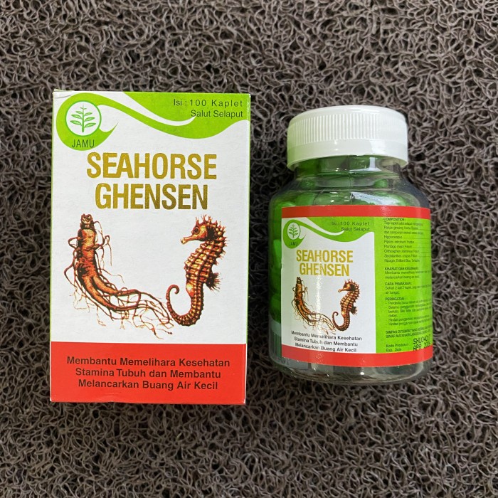 SEAHORSE GHENSHEN KIDNEY ( OBAT SEHAT GINJAL ) BERKHASIAT 