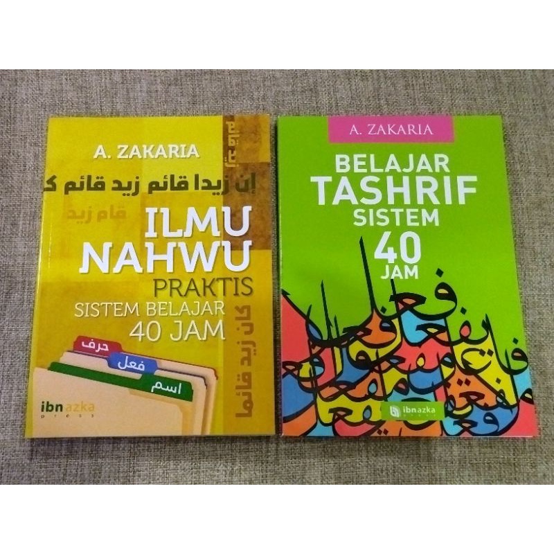 Jual Ilmu Nahwu Dan Sharaf 40 Jam Nahwu Shorof Aceng Zakaria Ibn Azka ...