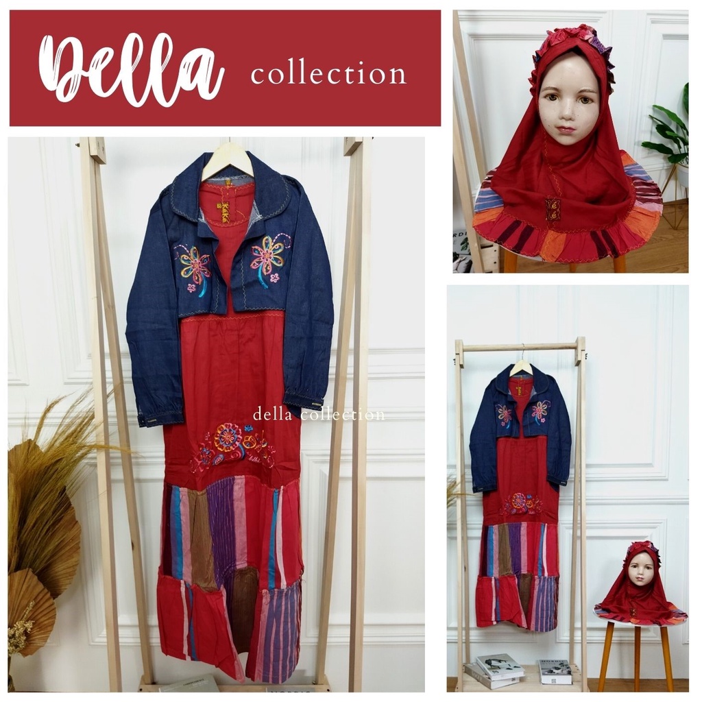 PROMO CUCI GUDANG | baju muslim anak GAMIS Kotak Balero (Size 10)