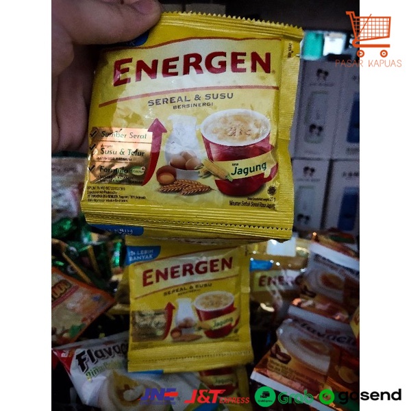 

[ COD ] Energen sachet rasa vanilla jahe kacang hijau jagung / Energen 29gr