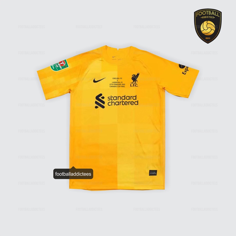 JERSEY KIPER LIVERPOOL FINAL CARABAO CUP 2022 FANS ISSUE ( NON COD )