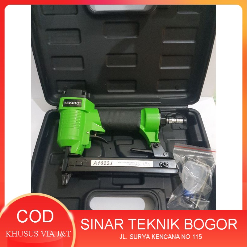 

Tekiro A1022J Staples Mesin hekter Tembak model U Air Nailer 1022 j