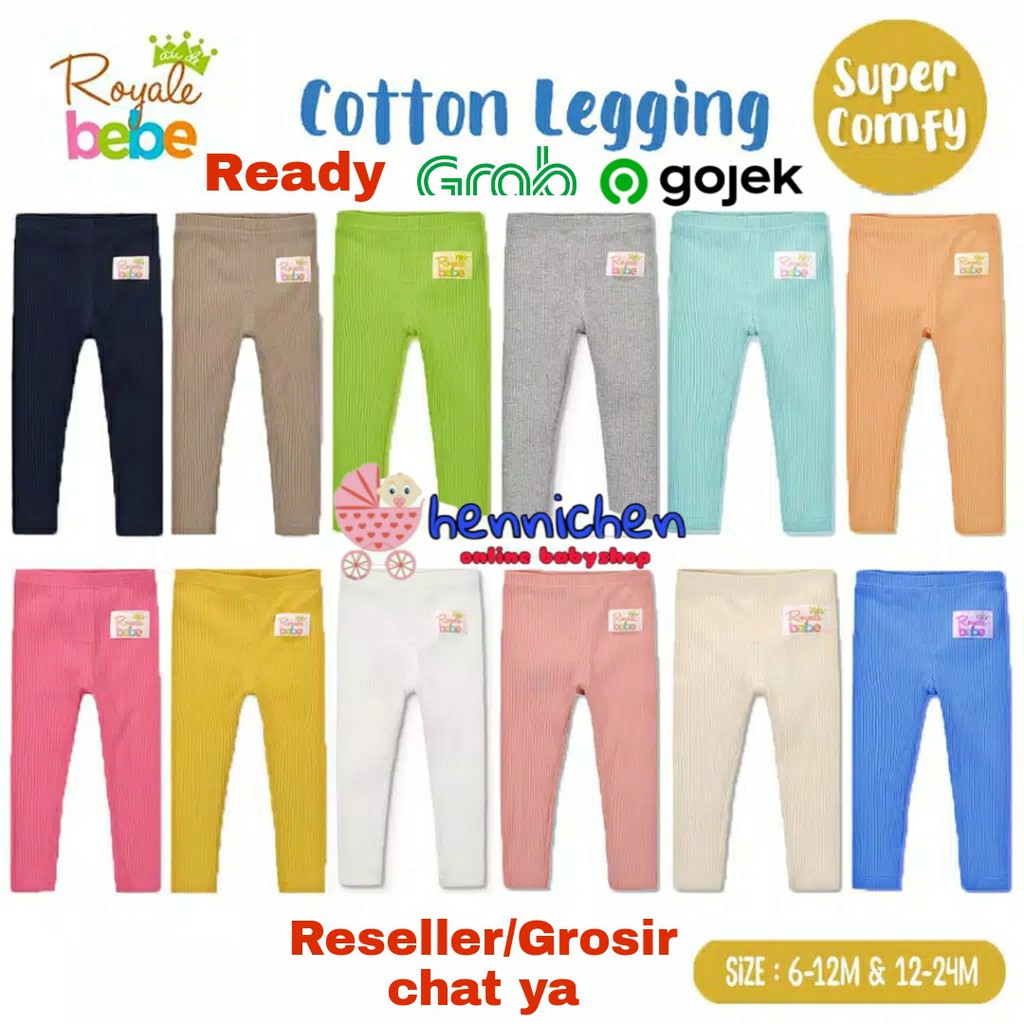 ROYALE BEBE Cotton Celana Legging Super Royale Bebe 0-24 Bulan