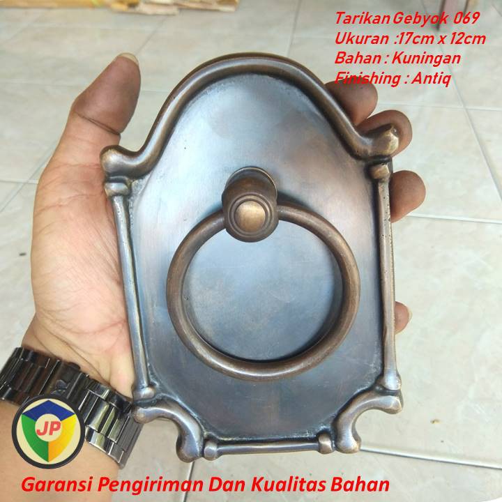 Tarikan Gebyok Handle Pintu Rumah Kupu Tarung Minimalis Kuningan Antik Asli Harga Murah Mewah 069