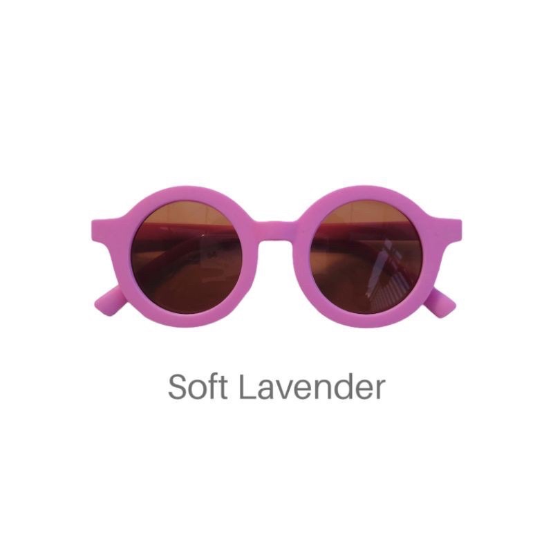 Kacamata Anak Gaya Fashion Anak Sunglasses Baby Bayi Balita  Kids Cute Anti UV Ootd Fashion Anak Laki Laki Cowok Perempuan Cewek Murah-Soft Lavender