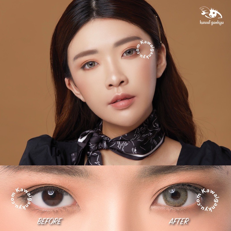 KawaiGankyu Softlens - Princess Morocco Brown (1botol)