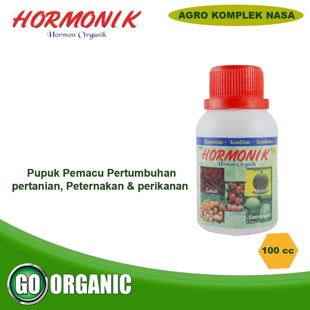 Hormonik Nasa 100 cc Pupuk Perangsang Organik Pertumbuhan pada Tanaman, Peternakan dan Perikanan
