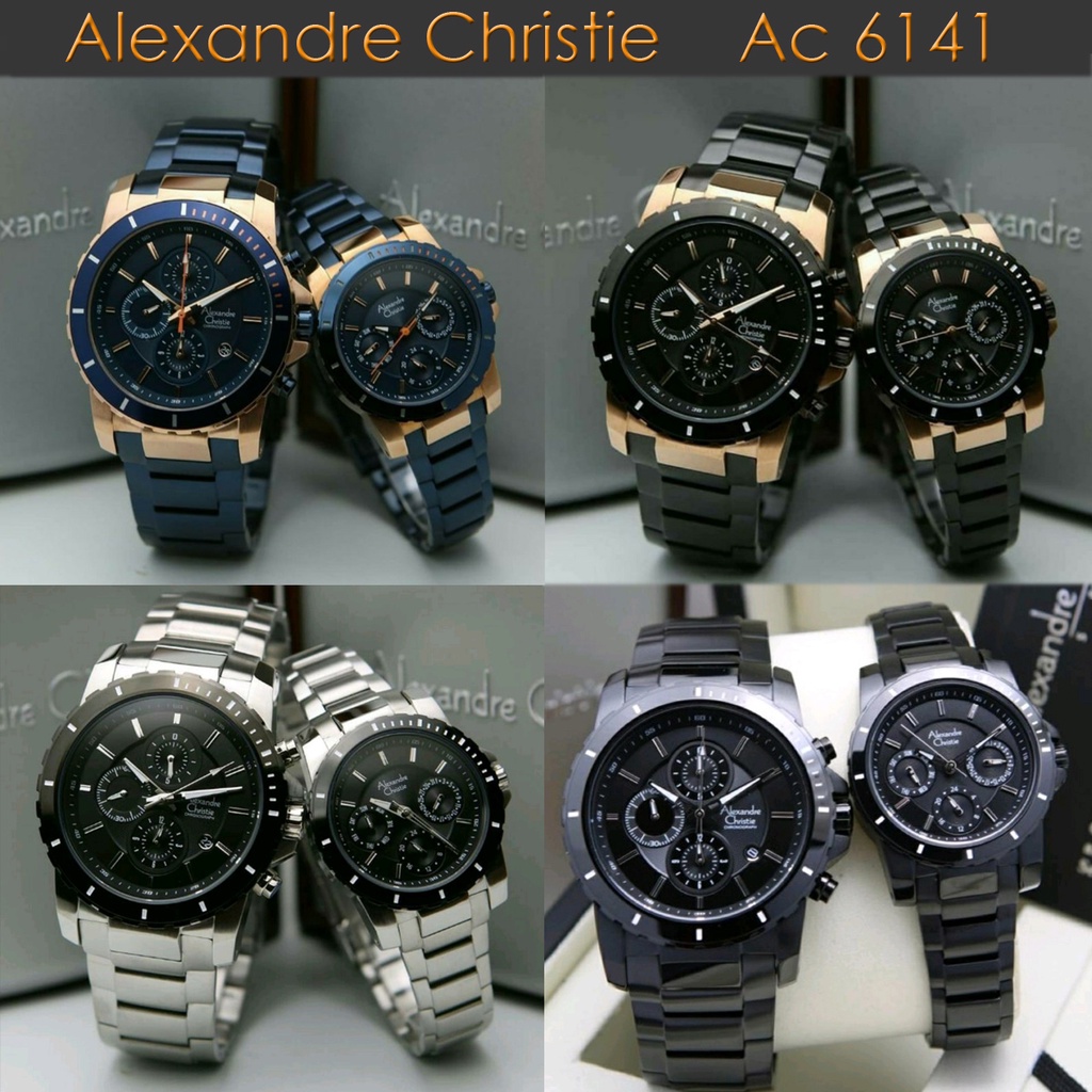 Alexandre Christie Ac 6141 Jam Tangan Rante  Original