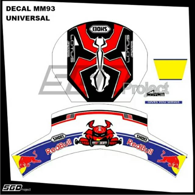 decal helm marc marquez