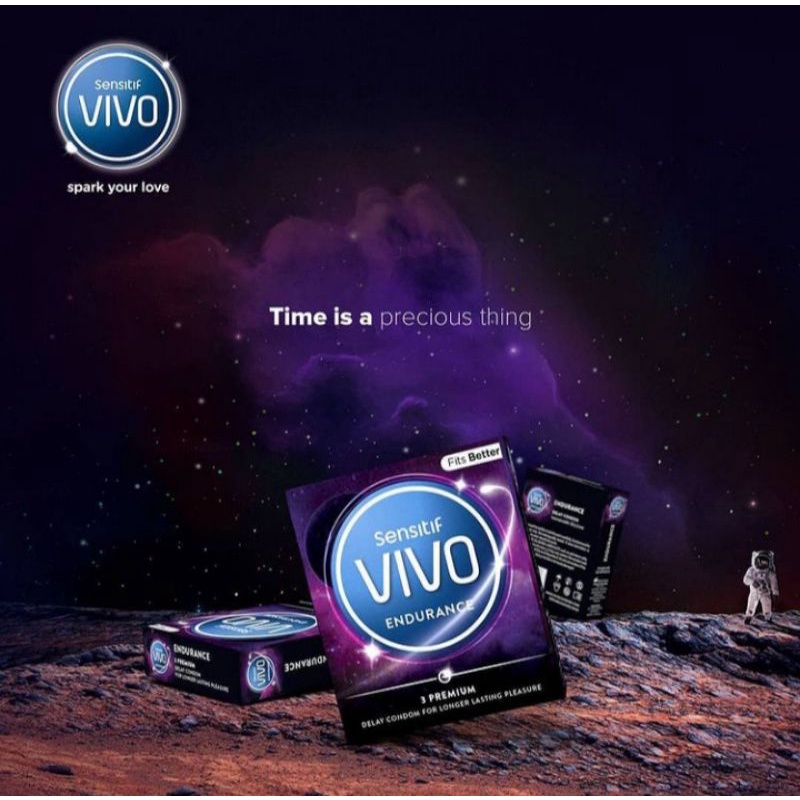 Kondom Vivo Endurance - Alat Kontrasepsi