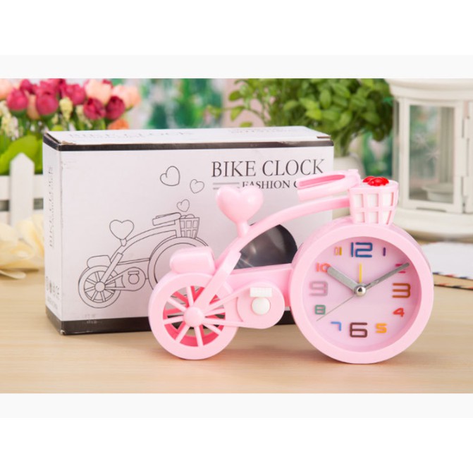 Jam Beker Bentuk Sepeda Klasik / Jam Weker Sepeda Klasik / Jam Weaker Bentuk Sepeda Bicycle Klasik