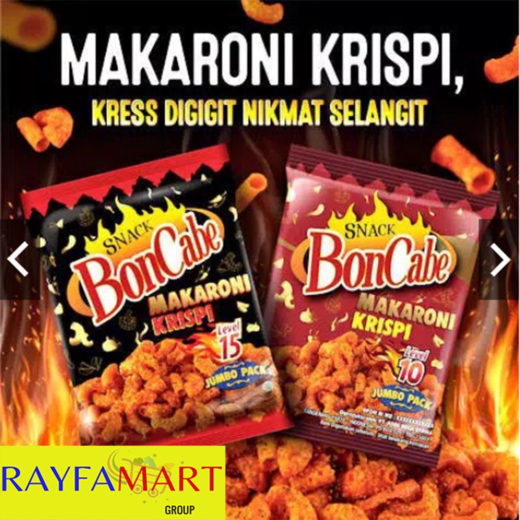 

Makaroni Krispi Bon Cabe Level 10 / Level 15 Mini 30 Gram - Mini LV 10