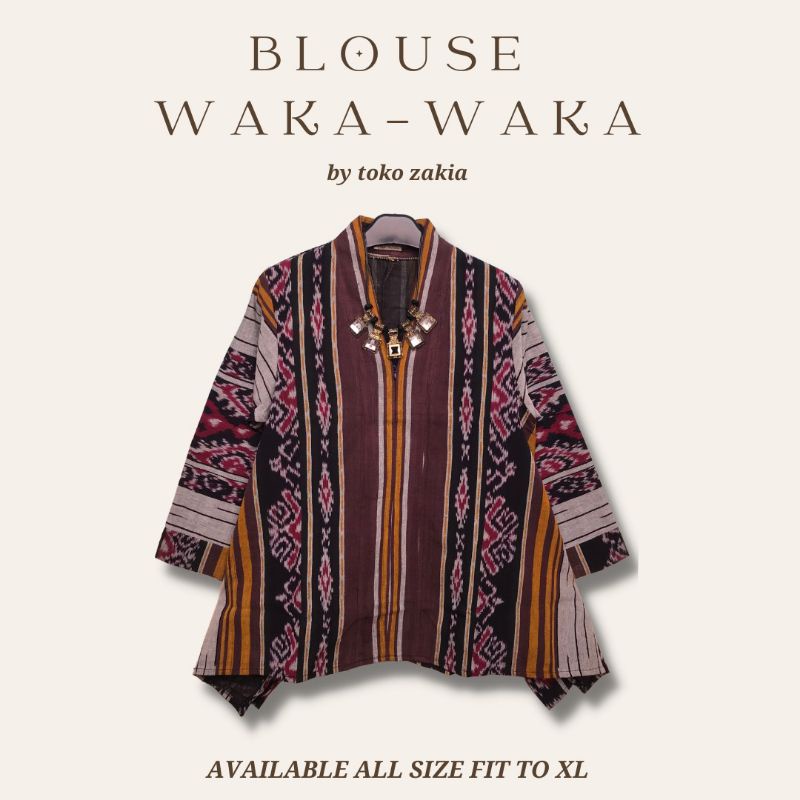 KM"COD/BLUS TENUN WAKA-WAKA/BLUS KEKINIAN/MODEL TERBARU/