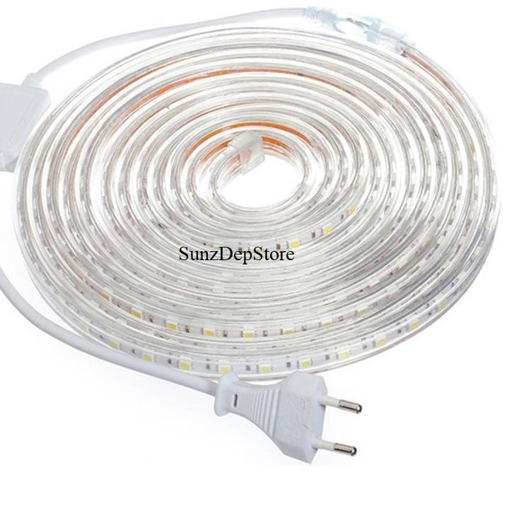 LANGSUNG KIRIM.. Lampu LED STRIP SELANG 3528 2835 10M 220v 10 M METER 5050 OUTDOOR RGB