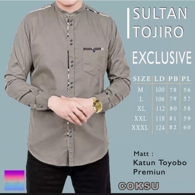 New Products Ufc - Sultan Tojiro Baju Koko Pria Terbaru 2021 Lengan Panjang Sultan Tojiro, Terbaik