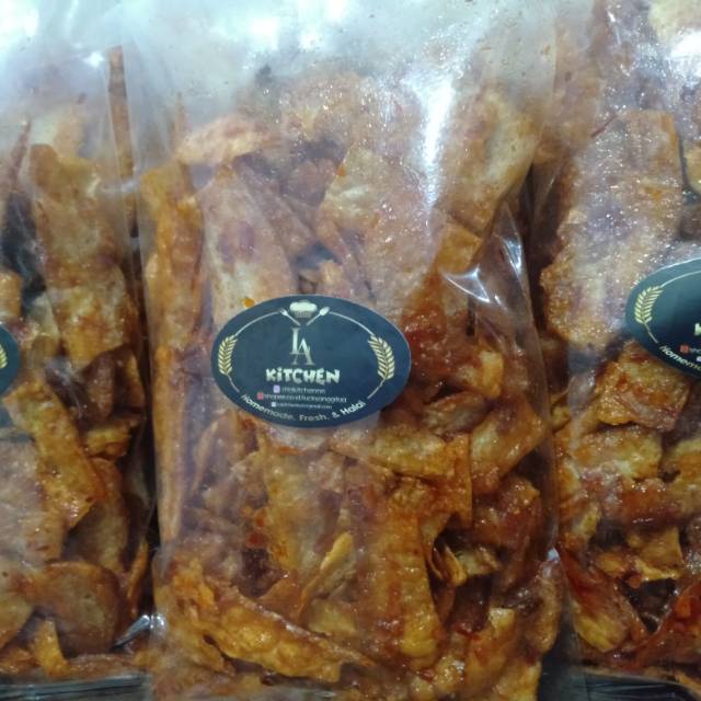 

KERIPIK SETAN PEDAS MANTAP