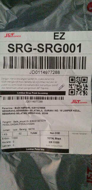 Tunik Batik Jumbo / Atasan Batik Wanita , Xl Xxl