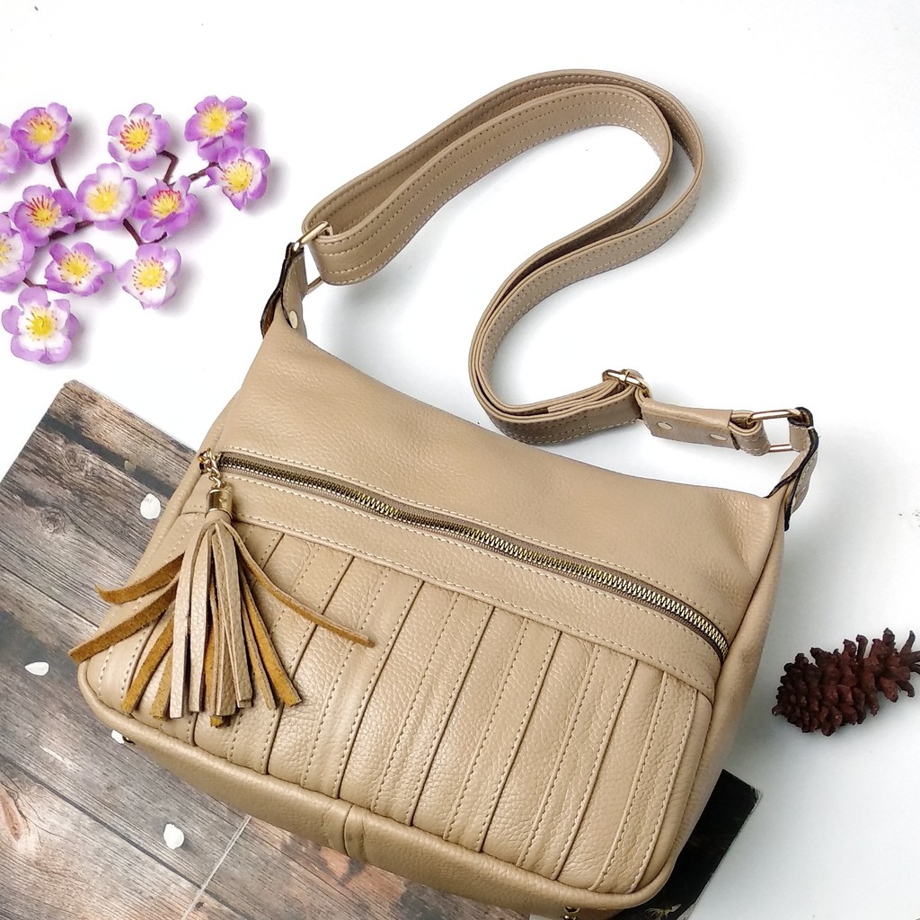 Tas Kulit Slempang Wanita Tas Papirut Size M Jumbo