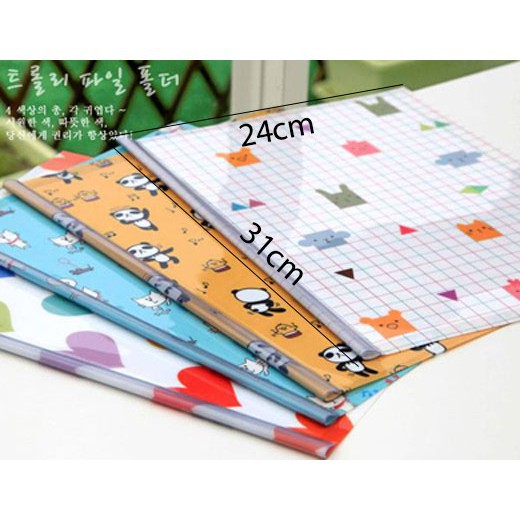 

Korean Stationary Educationshop Clip File Campuran Panda