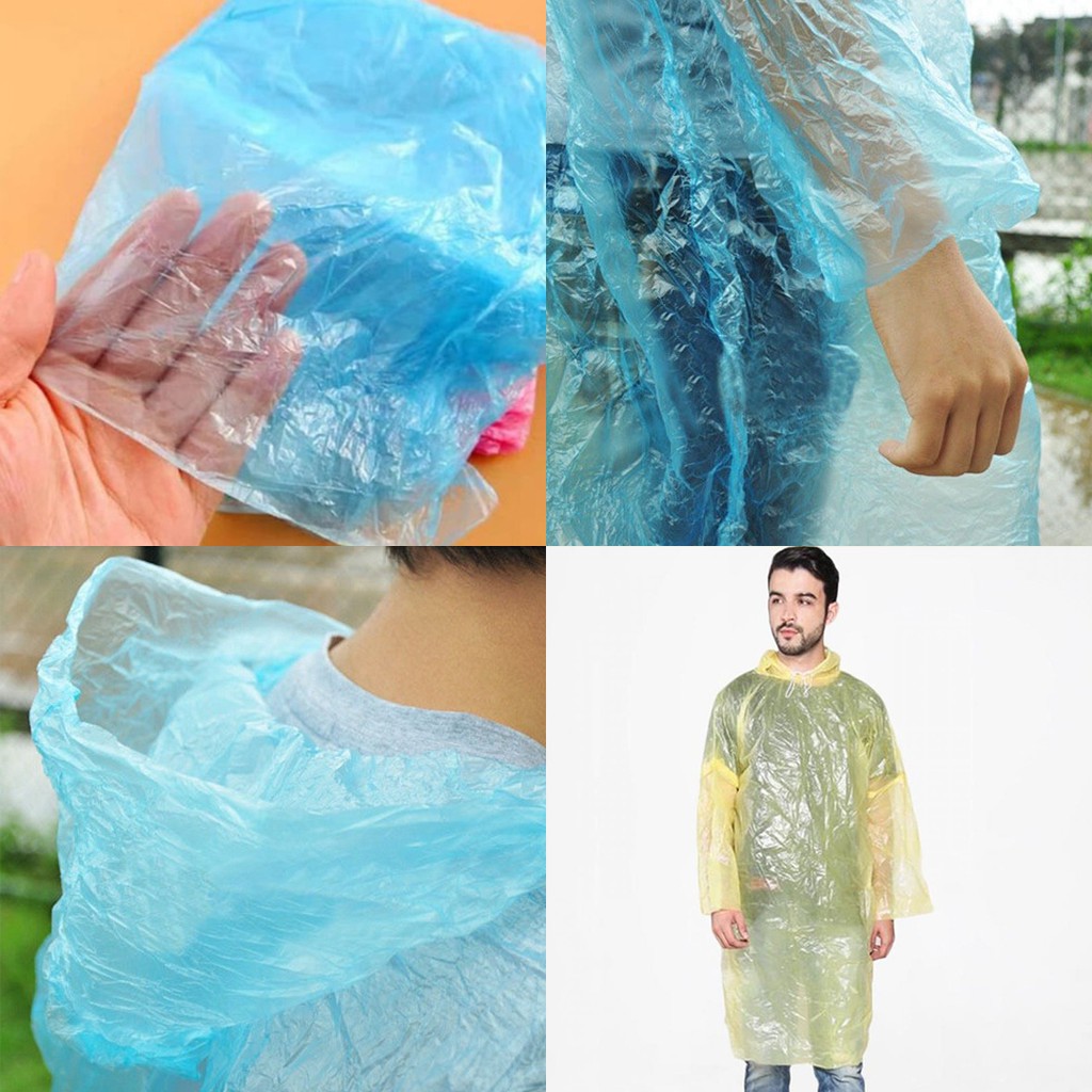 Jas Hujan Disposable - Disposable Raincoat 1x pakai Unisex