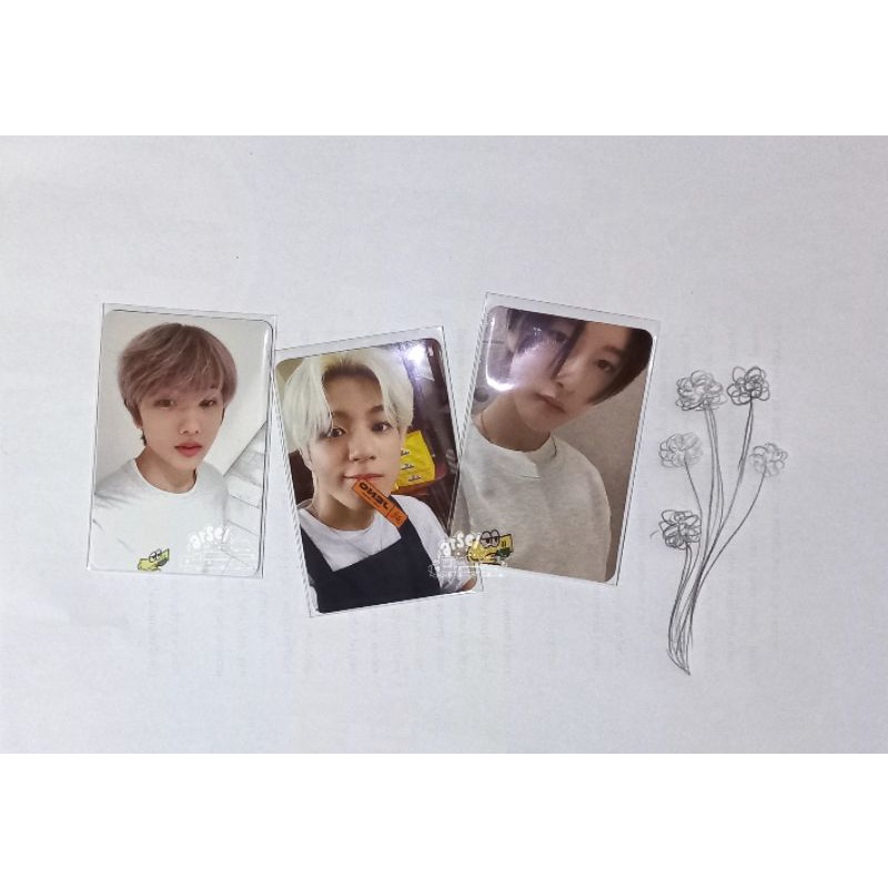 photocard jisung jeno renjun cafe