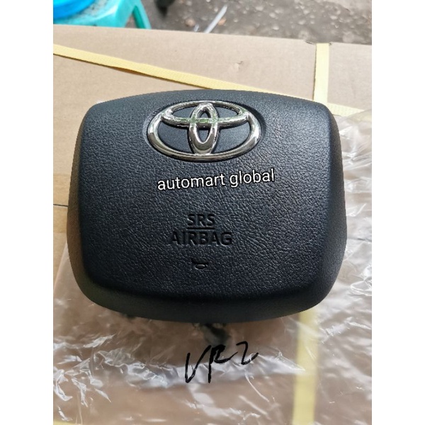 cover tutup airbag air bag stir Fortuner vrz original lengkap logo