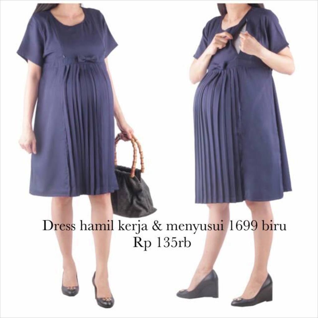 Dress Hamil Menyusui Kerja / Formal 1699