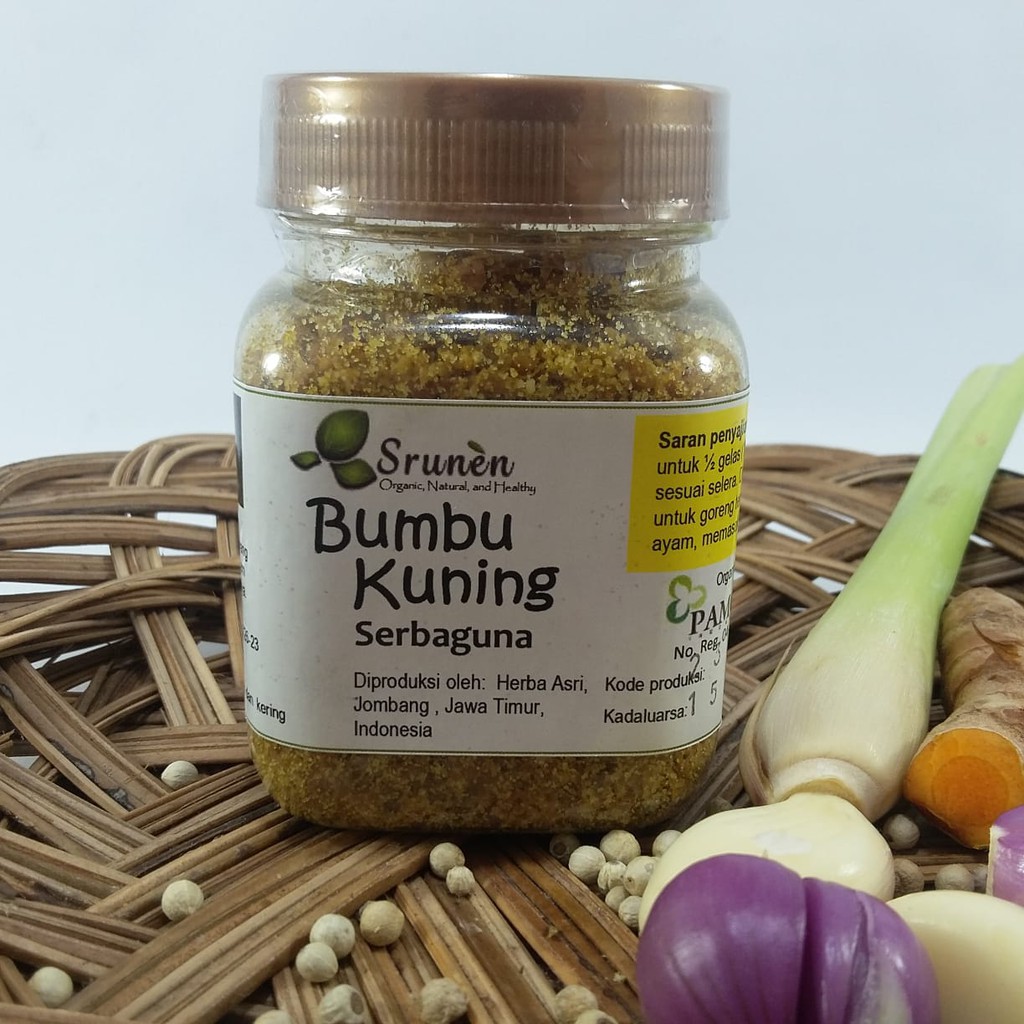 

Srunen Bumbu Dasar Kuning Serbaguna 130 gr