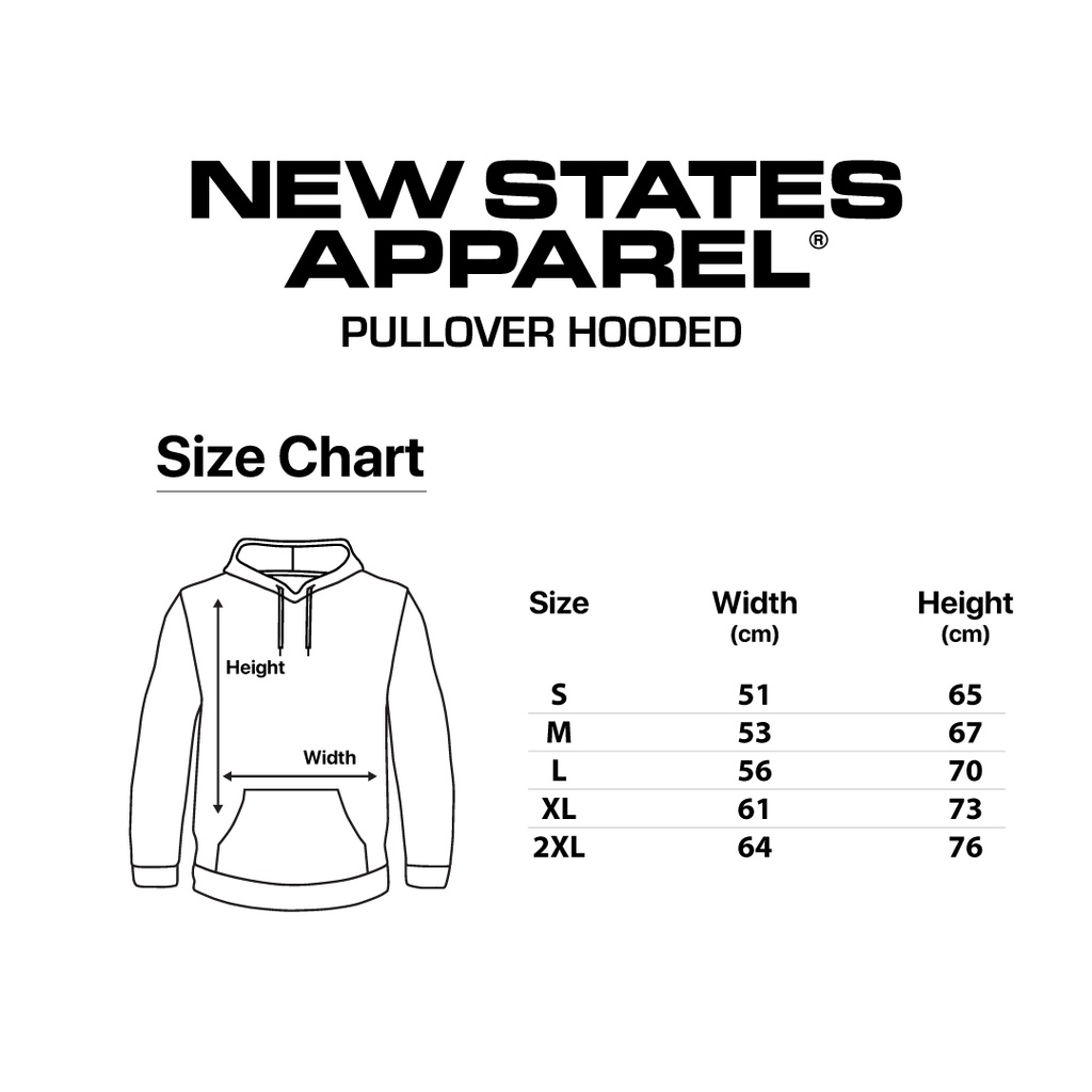 Jaket Polos Hoodie New States Apparel 9500 Bahan Premium Dan Berkualitas ( Part 2)