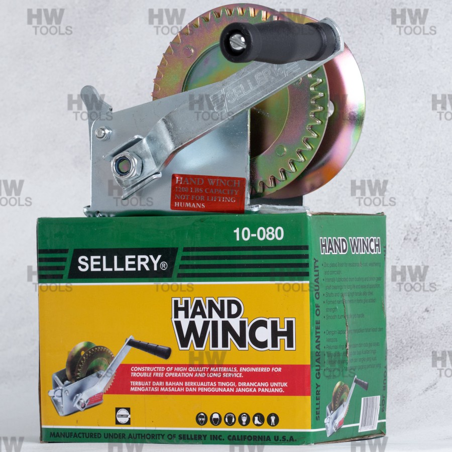 HAND WINCH / BOAT WINCH / KEREKAN KATROL 1200 LBS SELLERY 10-080