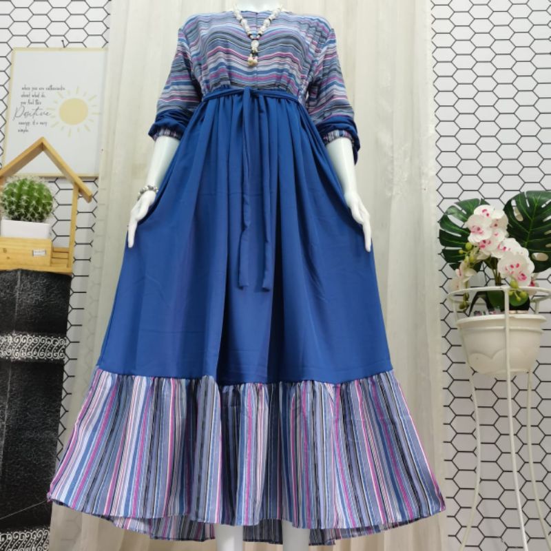 gamis shaKiLa kombinasi