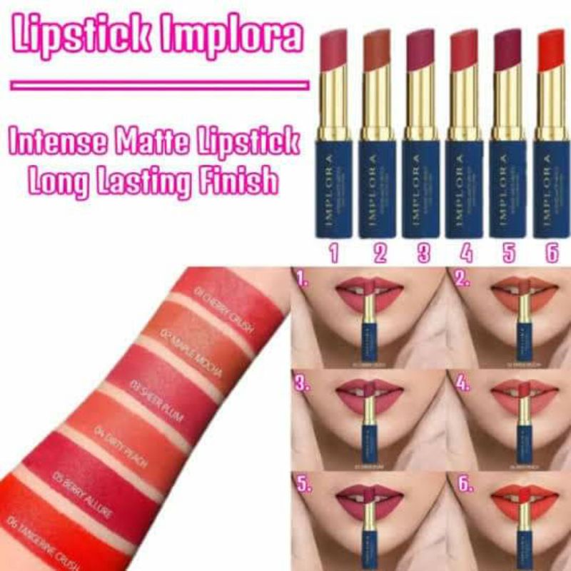 LIPSTIK IMPLORA NO 1-6