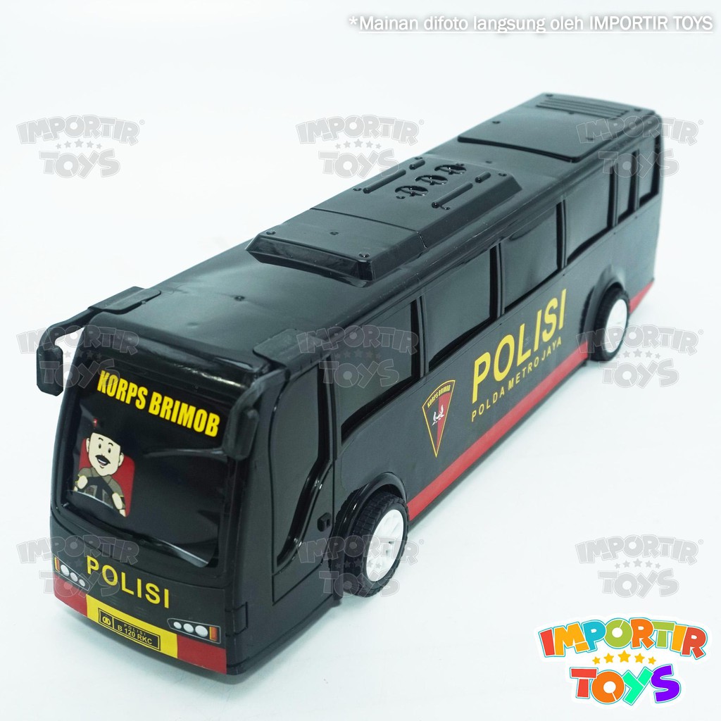 Mainan Truk Bus Mobil Polisi SIM Keliling Anak Police Murah Berkualitas!