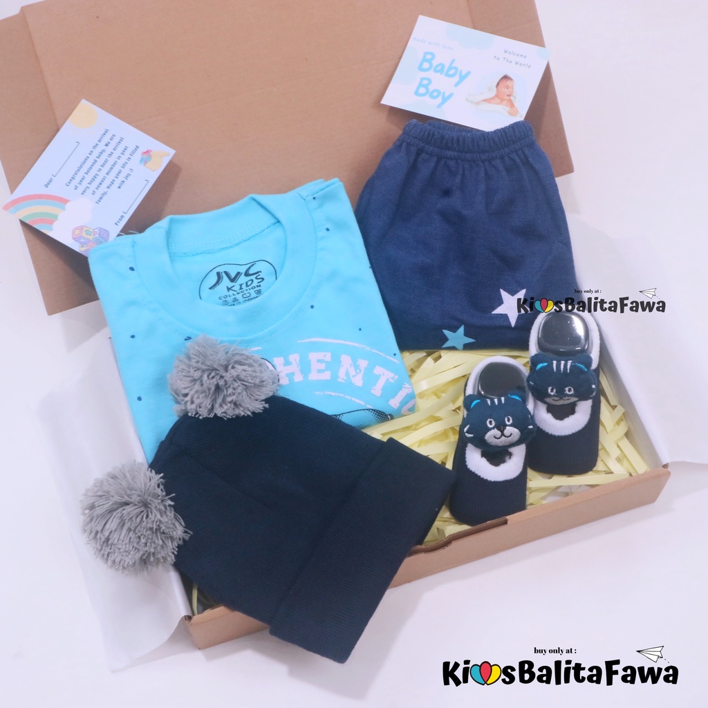 [GALASKY] Hampers Set Baby Boy 3-24 Month /  Kado Lahiran Hadiah BayiLaki-Laki Bulan New Born Gift Setelan BabyCinnamon