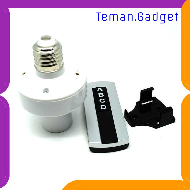 TG-DG161 SOCKET BOHLAM E27 220V DENGAN REMOT KONTROL - GNZL168