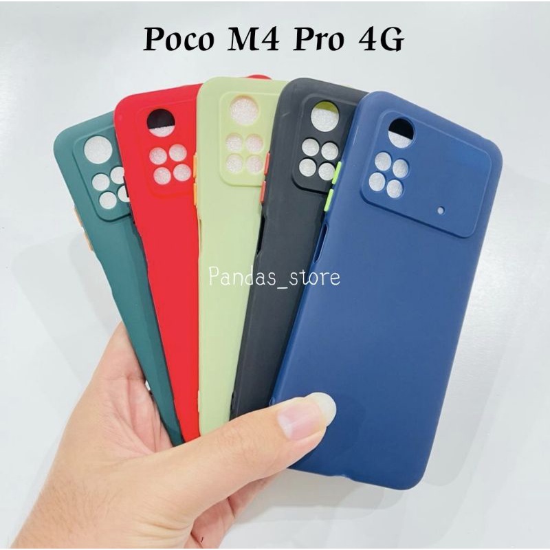 Case Poco M4 Pro 4G Babycase + Pelindung Kamera, Makaron Full Color (PsS)