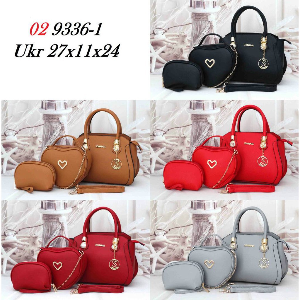 

Sembonia Set 3 in 1 Love Kode : 9336-1