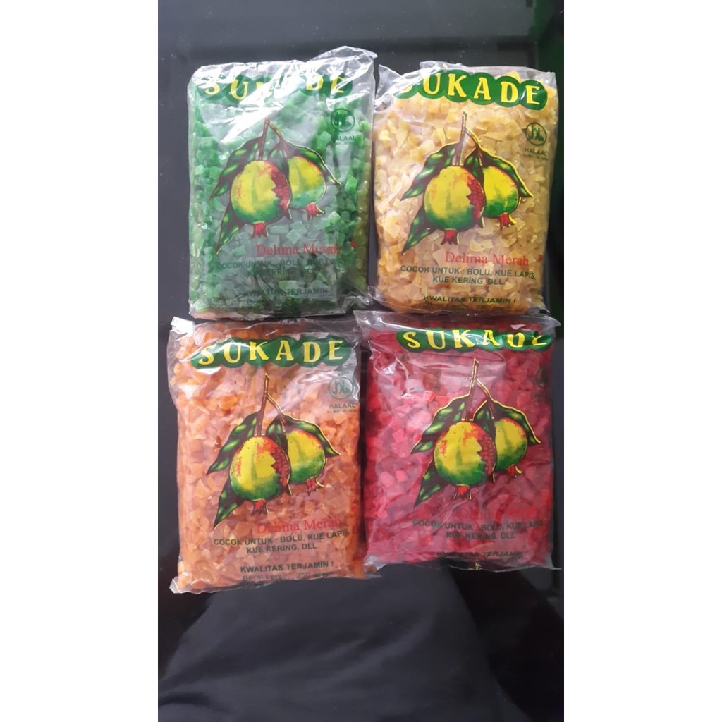 

Sukade 4 Warna 1 KG / Topping Bolu