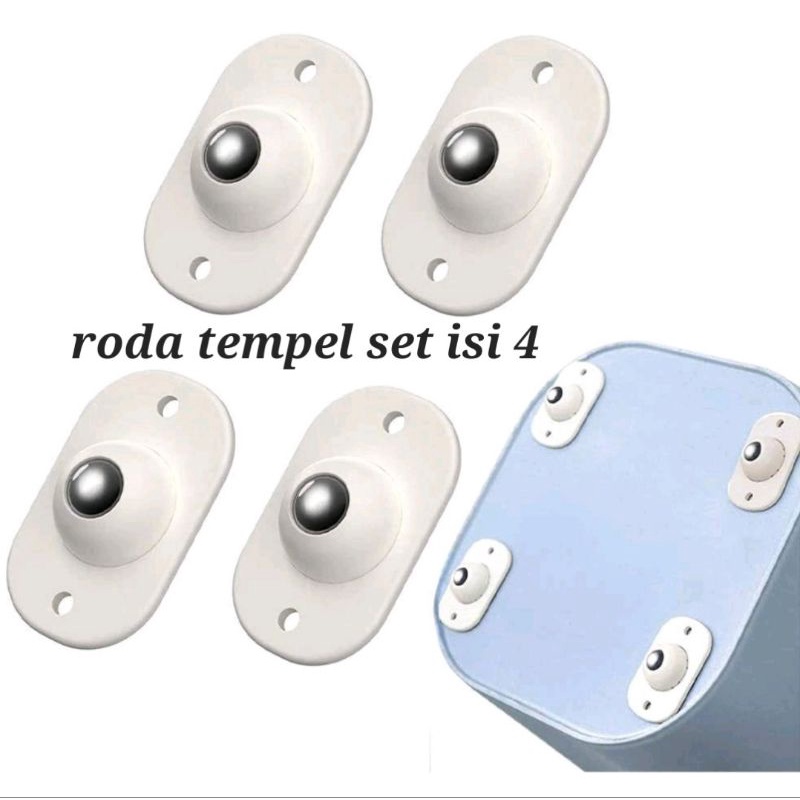 Roda tempel set isi 4 roda tempel mini roda tempel serbaguna roda furniture